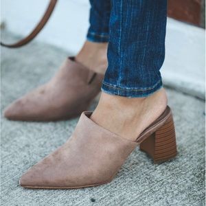 VICI Faux Suede Mule